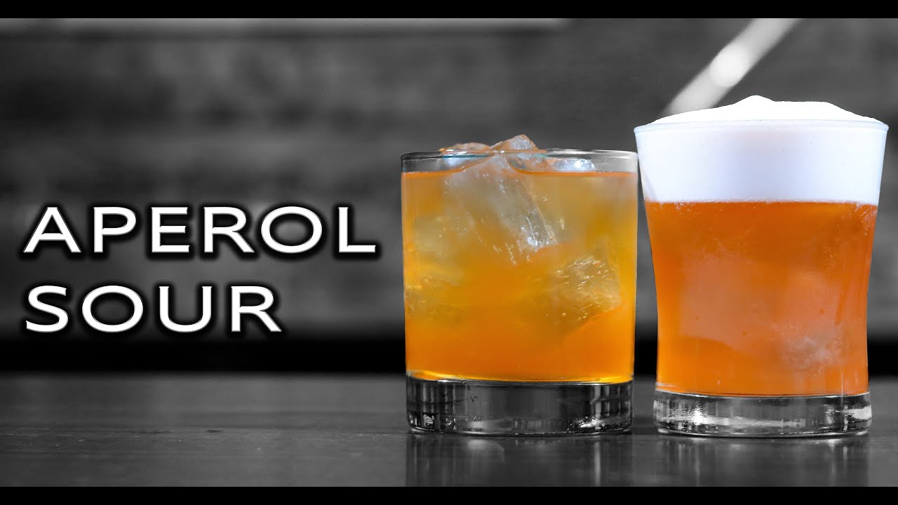 Aperol Sour | Easy Sour Cocktails | Booze On The Rocks