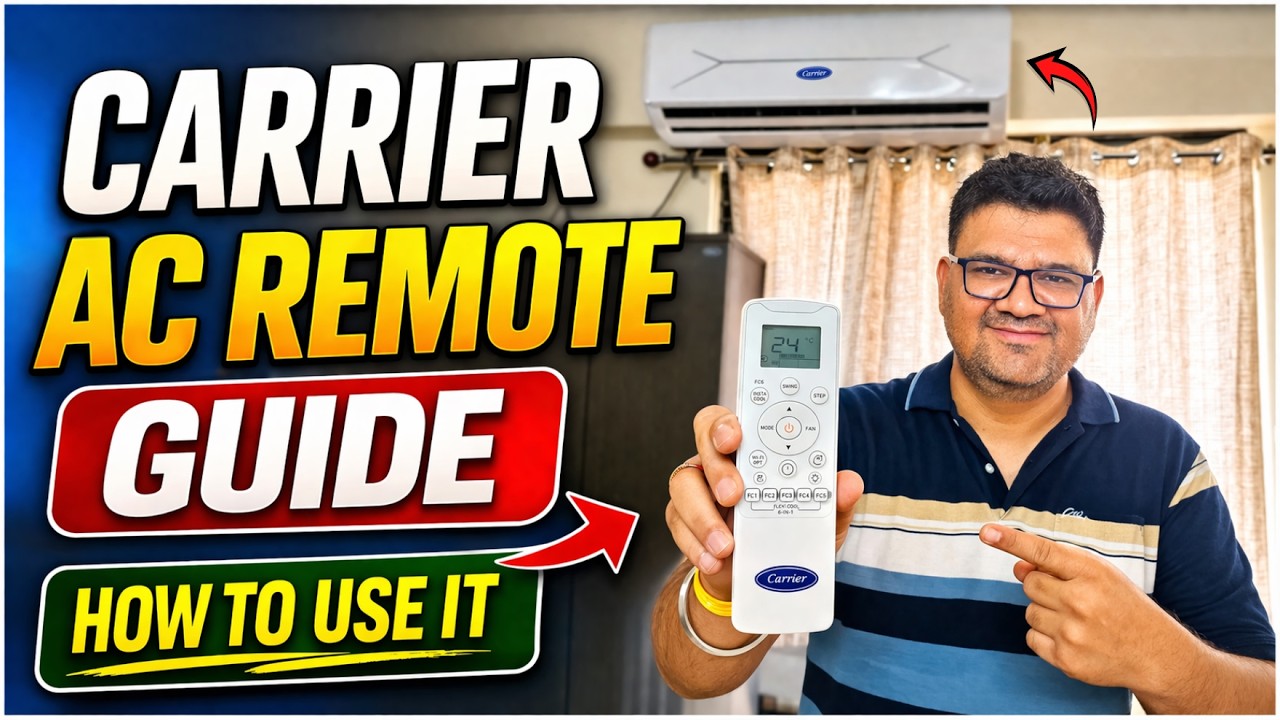 Carrier AC Remote 2026 ⚡ Carrier AC Remote Control 📱 Carrier Remote ...