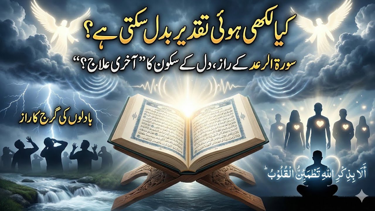 Surah Ar Rad ki wo Ayat jo likha hua mita deti hai | Kia Taqdeer badal sakti hai? | Sialvi TV