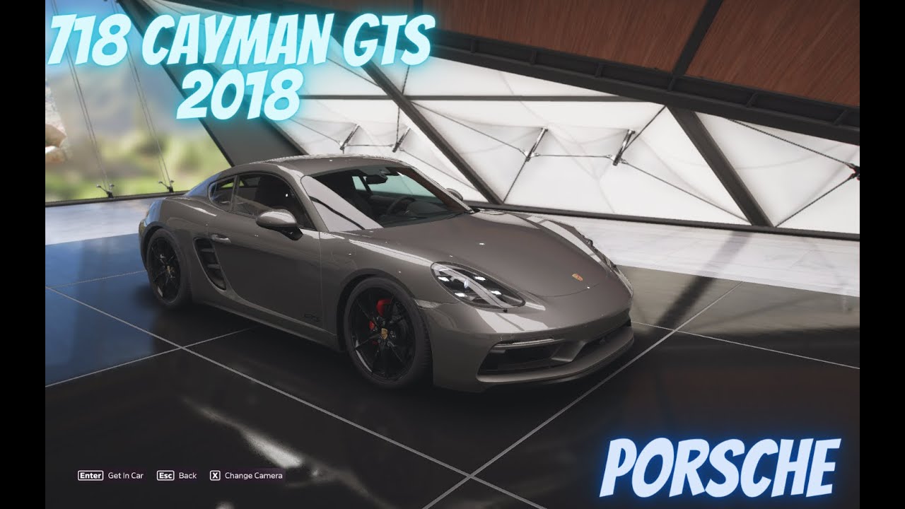PORSCHE 718 CAYMAN GTS 2018 forza horizon 5 - YouTube