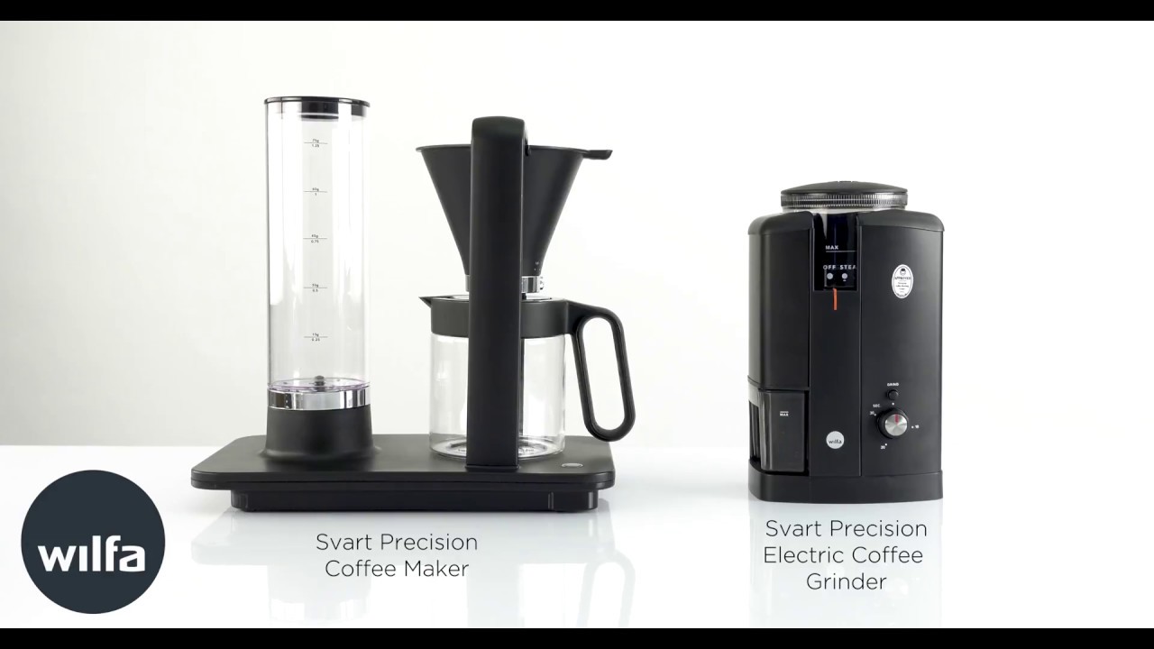 Wilfa Svart Aroma Precision Coffee Grinder (Black) – Fine Grind Coffee