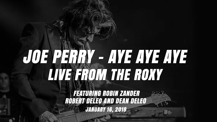 Joe Perry - Aye Aye Aye - Live From The Roxy