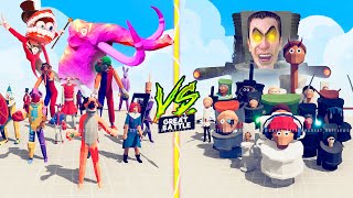 NEW AMAZING DIGITAL CIRCUS vs G-MAN TOILET TEAM - Totally Accurate Battle Simulator TABS