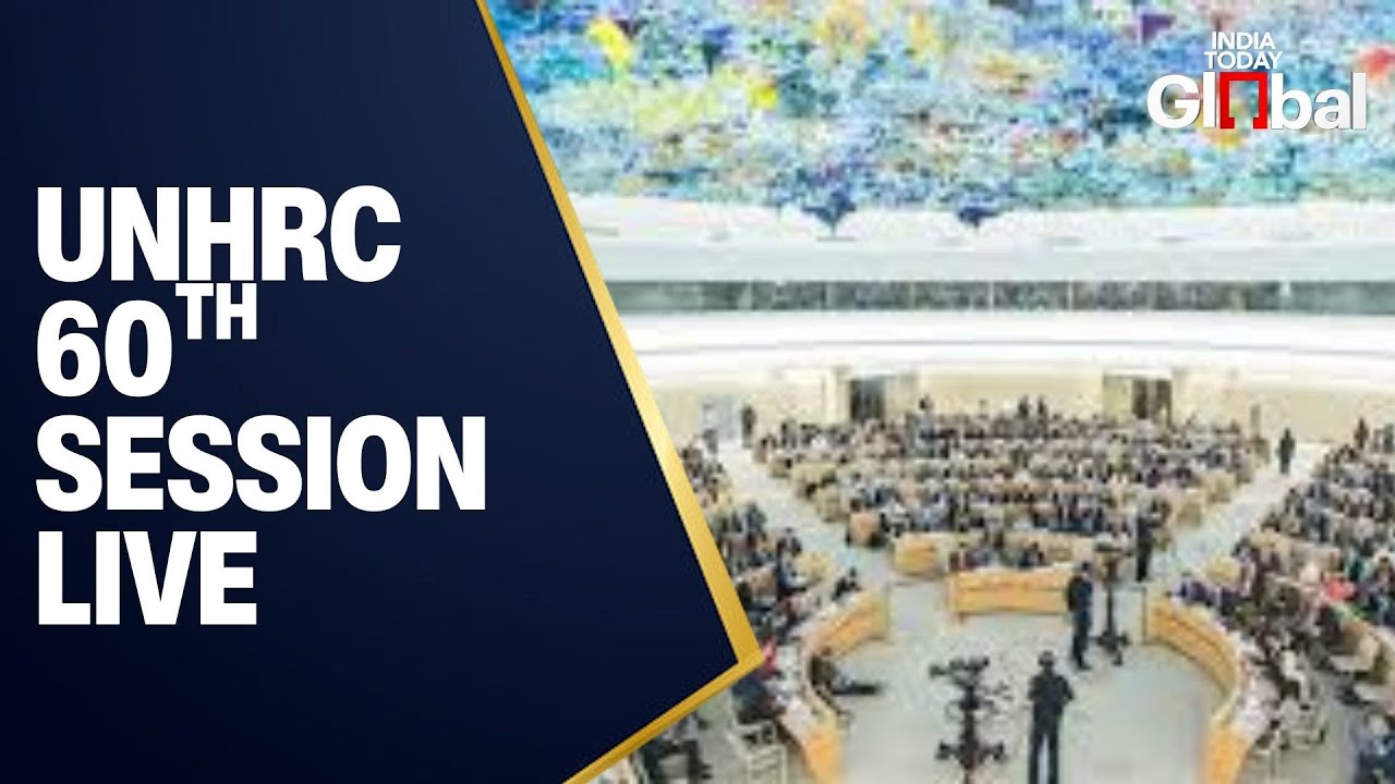 LIVE: UN Human Rights Council 60th Session – 20th Meeting - YouTube