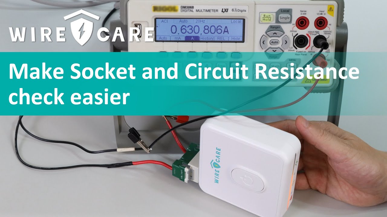 【StrongPi Lab checks aging of Socket】Make Circuit Resistance check easier | Fire Alert | WIRECARE