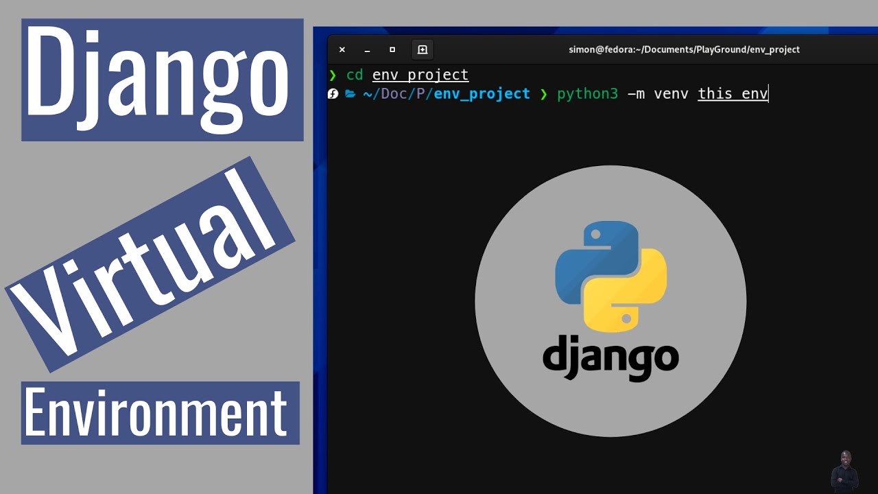 How to create Project in Django. Create virtualenv Python Django. .Env file view in Django. Venv. Project venv