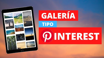 Galería de imágenes tipo Pinterest con HTML, CSS y JS | Masonry Layout - Tutorial