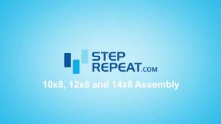 10x8, 12x8, 14x8 "Quick Setup"® Step and Repeat System - Setup Video Content