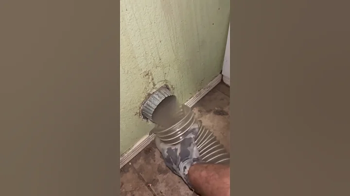 Mind blowing 🤯🤯🤯 #oddlysatisfying #dryerventcleaning #vacuumtherapy #unclogging