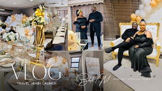 TRAVEL VLOG : BABY OMIYO LAUNCH PARTY | SOUTH AFRICAN YOUTUBER
