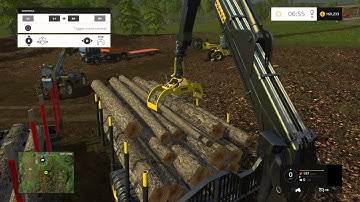 Farming Simulator 15 logging with ps4 so simple and smooth with controller