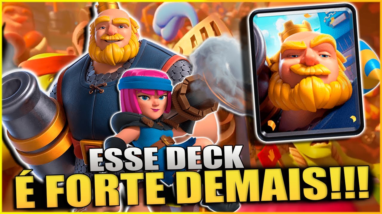 ESSE É O MELHOR DECK DE GIGANTE REAL PARA INICIANTES EM 2023 - Gameplay clash royale 2023