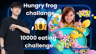 Hungry frog eating challenge 10000 kit live 2