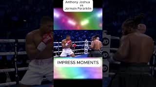 Anthony Joshua vs Jermaine Franklin 😱 Heavyweight WAR | Brutal Knockdowns #Shorts  #boxing