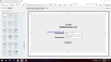 Tutorial pembuatan user interface aplikasi pembayaran SPP