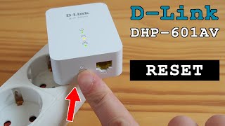 D-Link Dhp-600Av Powerline Factory Reset