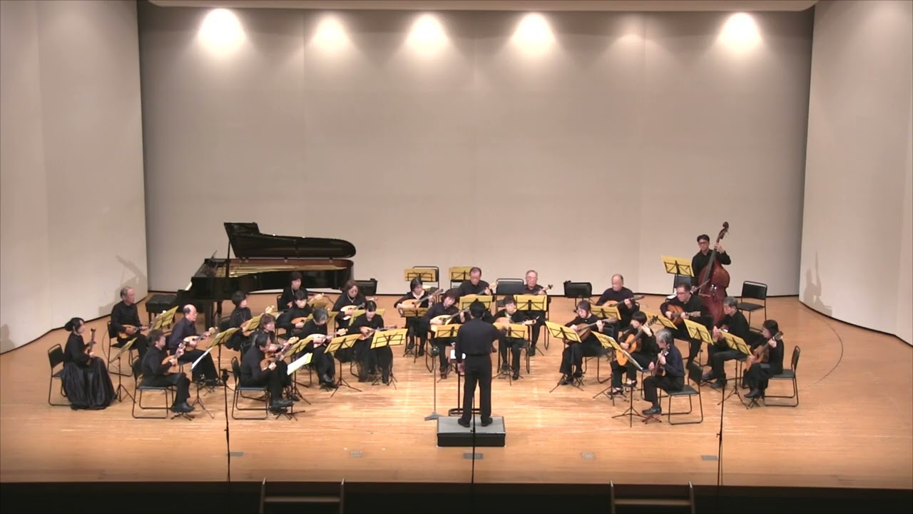 荒城の月による変奏曲　藤掛廣幸　桑名マンドリン倶楽部