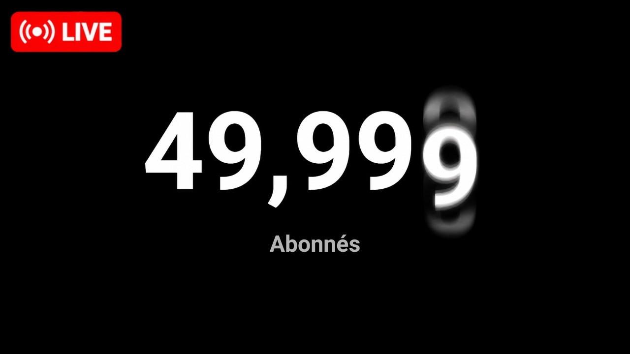 J'AI ATTEINT LES 50K...