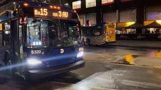 Full MTA New York City Bus: 2026 New Flyer XD60 Xcelsior #6320 On The Bx15 @ 3rd Avenue & East 189th St Update