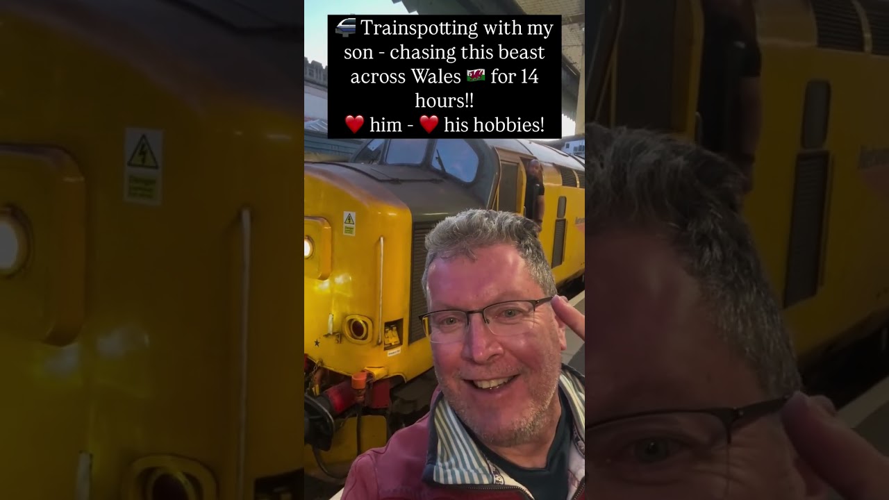 14-Hour Trainspotting Marathon Across Wales: Father & Son Chase the Ultimate Beast!