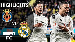 MBAPPE BRACE 😱 Villarreal vs. Real Madrid | LALIGA Highlights | ESPN FC