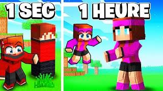La plus belle statue en 10 secondes VS 1 heure sur Minecr...