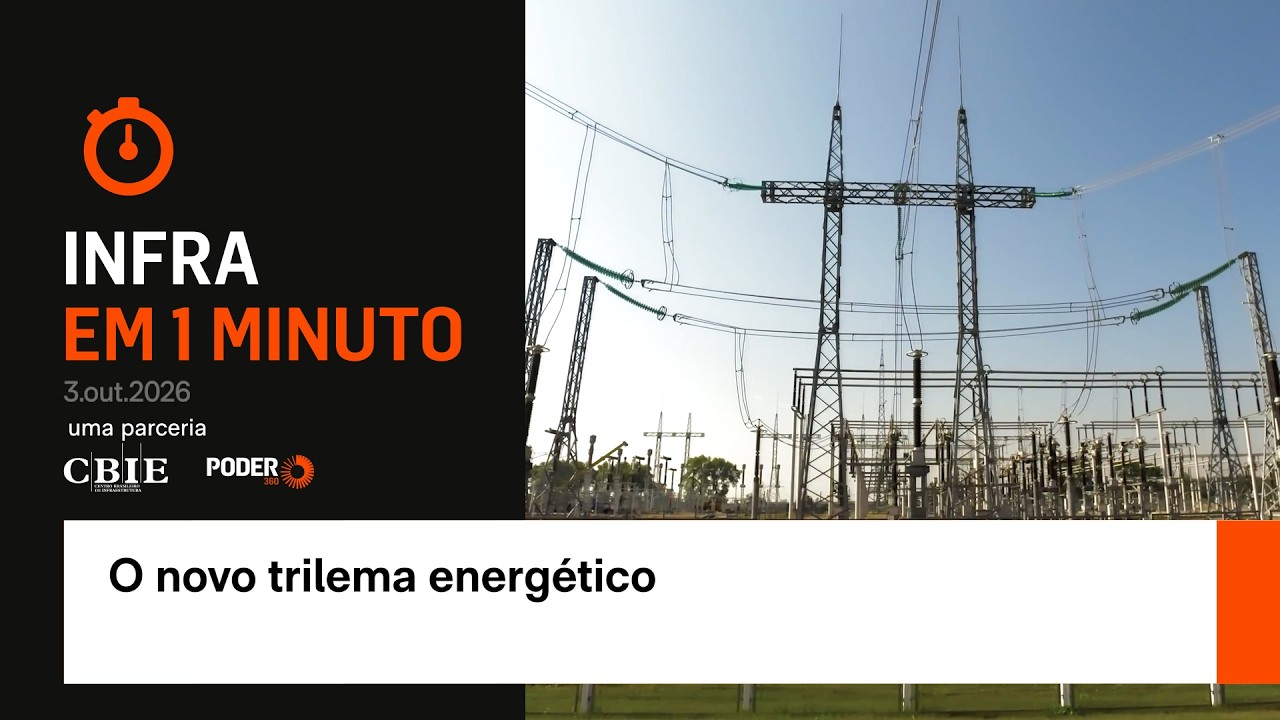 Infra em 1 Minuto: o novo trilema energético