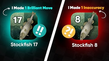 Stockfish 17 vs Stockfish 8 | 1 Brilliant Move From Stockfish 17🤩