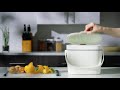 Vidéo: Bac à compost de cuisine blanc 2,8 L