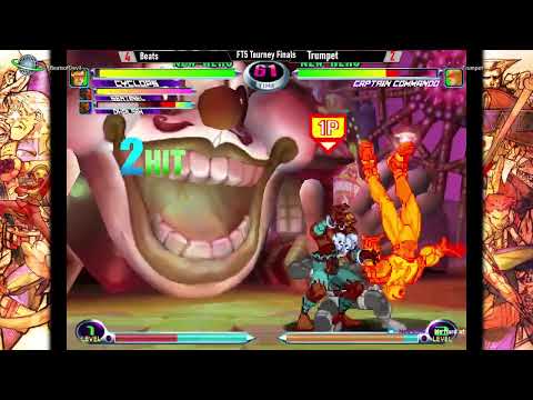 MvC2 Cyclops 80% throw+Yoga Blast, infinite rep, reset, infinite rep, Mega Optic Blast combo 9/18/24