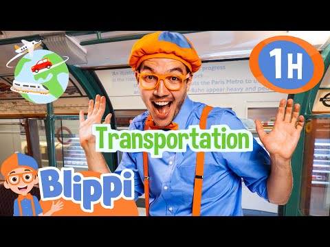 Blippi Visits London Transport Museum | Blippi | Family Time! 👨‍👩‍👦 | MOONBUG KIDS