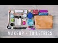 How to Pack Makeup + Toiletries in ONE BAG | Travel Hacks