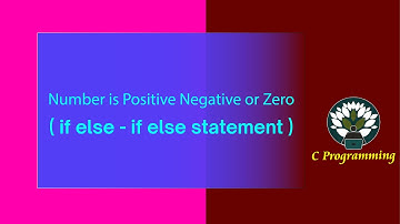 DM 3 if else if else statement Number is Positive Negative or Zero