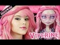 Monster high viperine gorgon doll makeup tutorial for halloween or cosplay    kittiesmama
