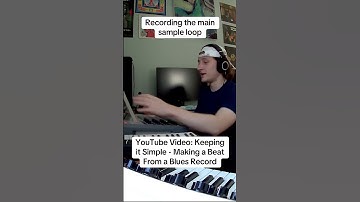 Recording the main sample loop, full video on my channel! #beatmaking #sampling #hiphop #music