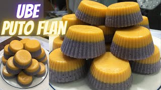 UBE PUTO FLAN | How to Make Ube Puto Flan | Pinoy Style Recipe