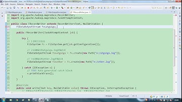 164 尚硅谷 MapReduce 自定义OutputFormat案例实现
