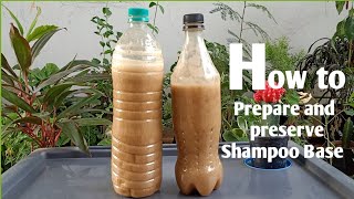 Preparation of Shampoo Base | Using Bio-enzyme | 100% Natural | English