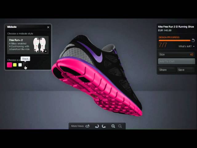 nike id free run