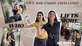 Lift and carry challenge 🦾||@Kuntalsisters02 