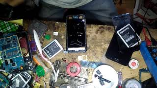 Proses pemasangan kaca Touchscreen samsung j1 ace