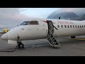 myAustrian (Austrian Airlines) BUSINESS CLASS | FULL FLIGHT | INNSBRUCK TO FRANKFURT