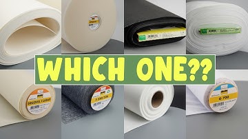 What Interfacing and stabilisers do I use for bag making?