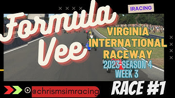 Formula Vee SIMAGIC Series - Race #1 - Virginia International Raceway - 2023 Season 4 Week 3
