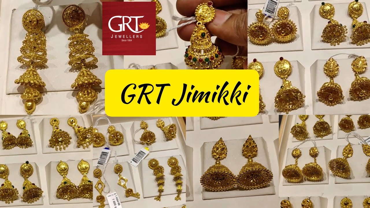 22 KT Antique Gold Earring – RANKA JEWELLERS