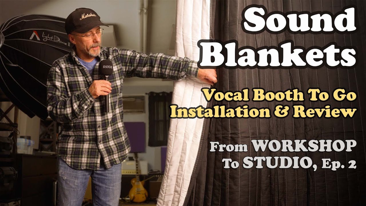 Sound blanket hanging solution - Do It Yourself - JWSOUNDGROUP