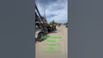 Dumpster Rental in Prosper Tx #dumpsterrentalprosper #prosper #moving #dumpsterrentalnearme  #local