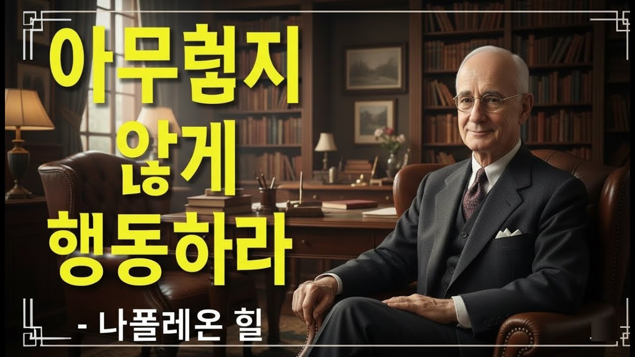 아무것도 신경 쓰이지 않는 사람처럼 행동하는 법 | 나폴레온 힐