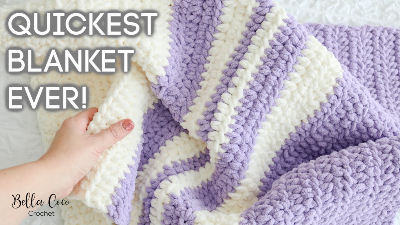 How to Crochet Beginner Crochet Throw Right Handed