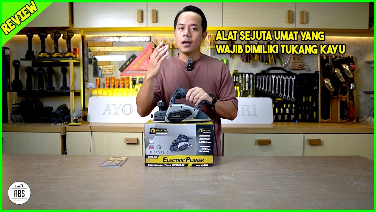 Beneran Bagus ?? Bukan Cuma Murah ?? Mari Kita Buktikan... BRAXTER Electric Planer BT8000-82